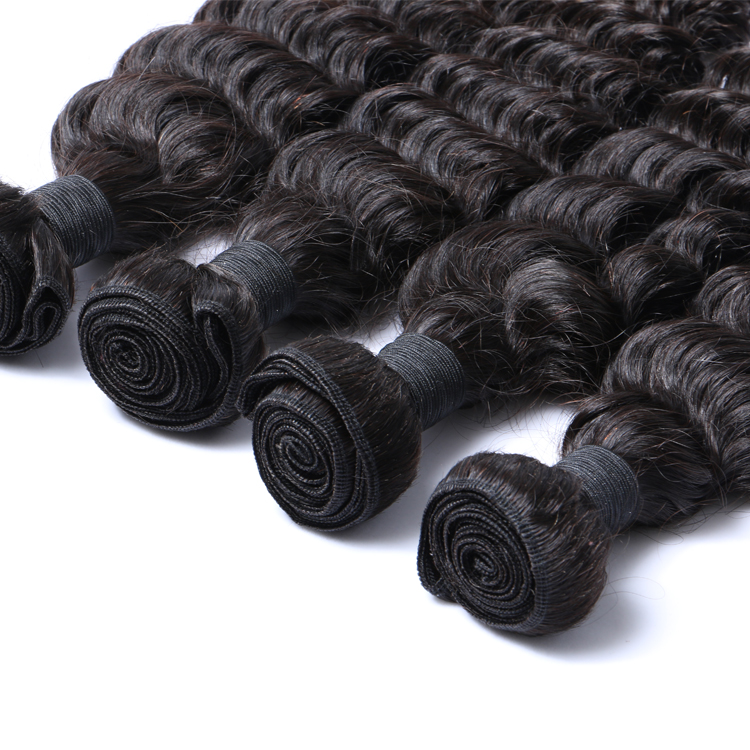 100% Virgin Hair Unprocessed Human Indian Hair Weaves Hair Bundles   LM108